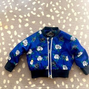 Mini Rodini Children’s floral bomber jacket - size 1.5-3 years